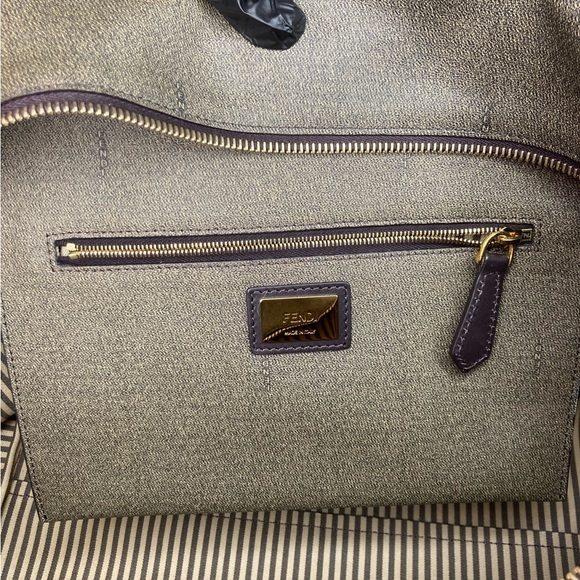 Authentic Fendi Zucca Canvas Tote - Picture 4 of 15